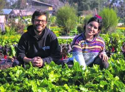 La casualidad los juntó para producir hortalizas agroecológicas