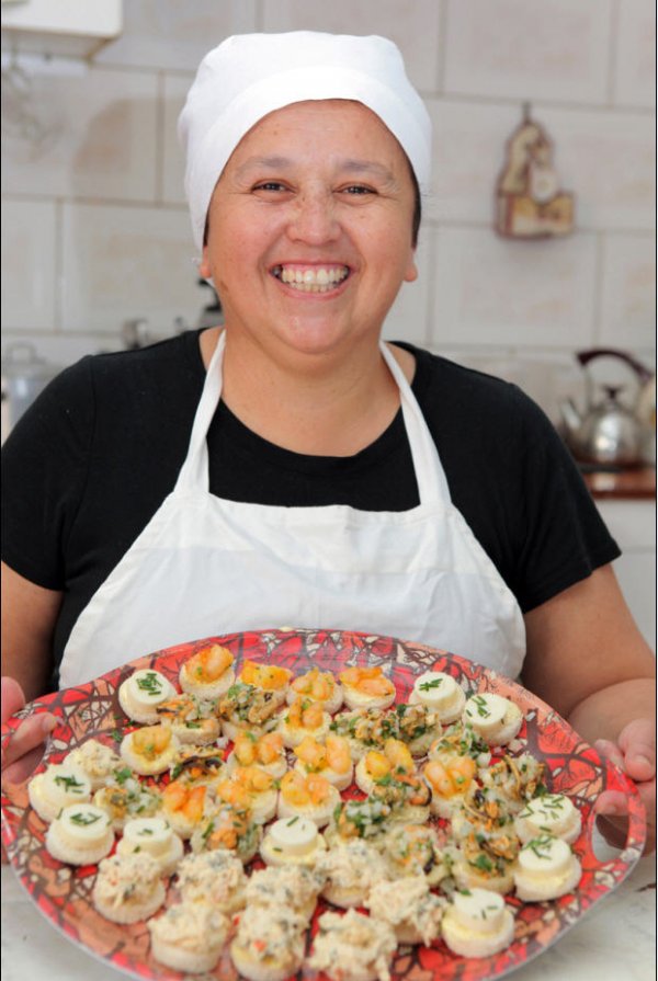 Chávez partió vendiendo tortas.