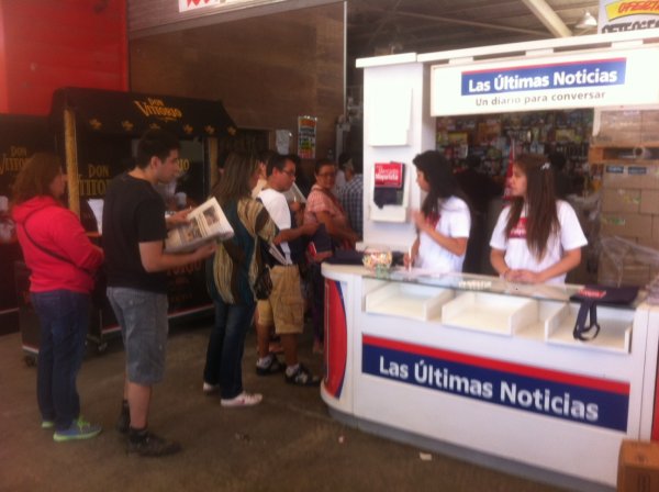 Mercado Mayorista y Don Vittorio en el local de Galvarino 1504.