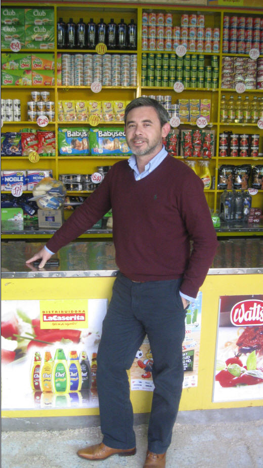 Carlos Palumbo, encargado de marketing de La Caserita.