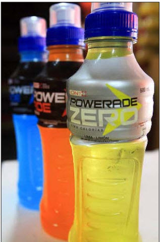 Powerade tiene dentro de su oferta variedades "Zero" calorías.