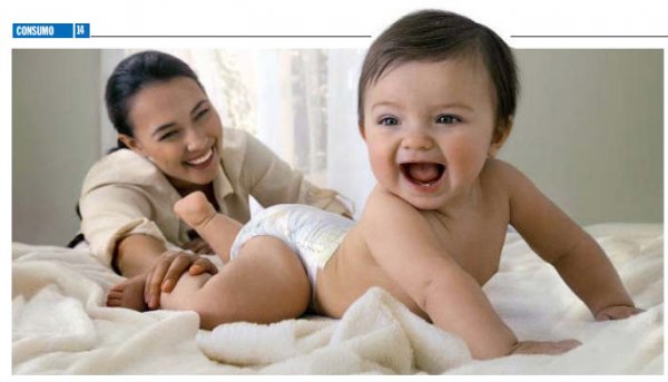 Gracias a estos pañales, la piel de los bebés se mantiene mucho más seca y fresca.