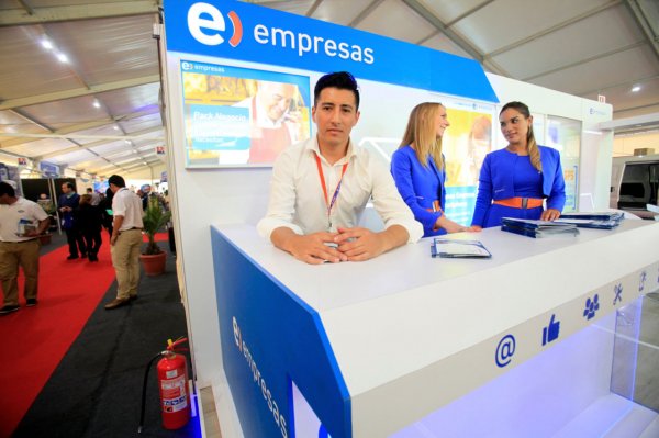 En el stand de Entel Empresas comentaron que están comprometidos con las pymes.