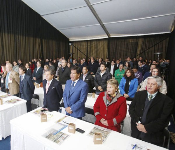 Todos presentes en la inauguración de la Exma 2016.