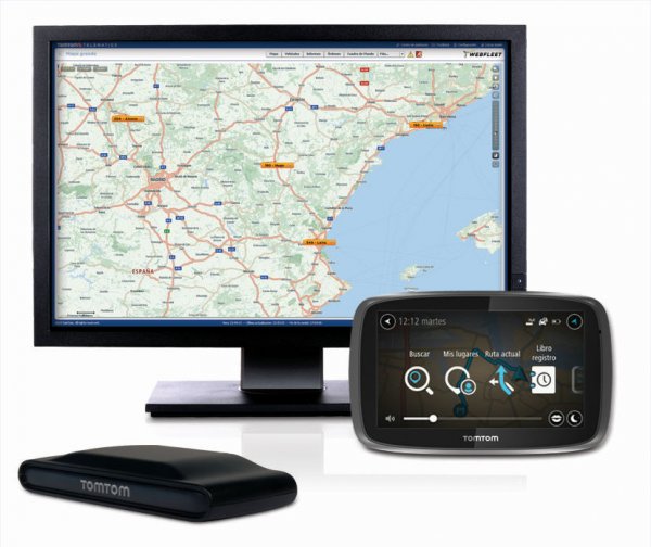 Gracias a TomTom Telematics es muy simple hacer un seguimiento de los vehículos.