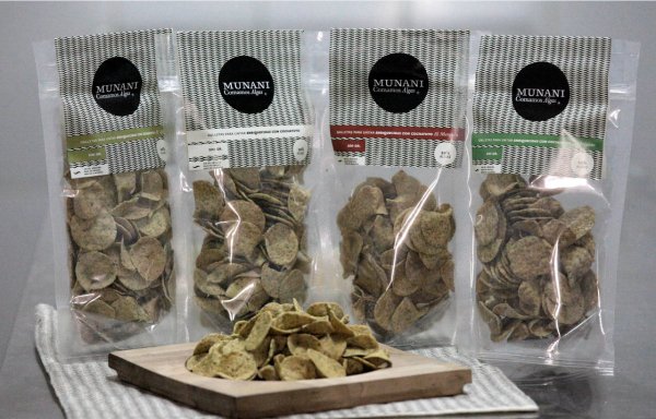 Esta es parte del atractivo stock de productos
de Munani.