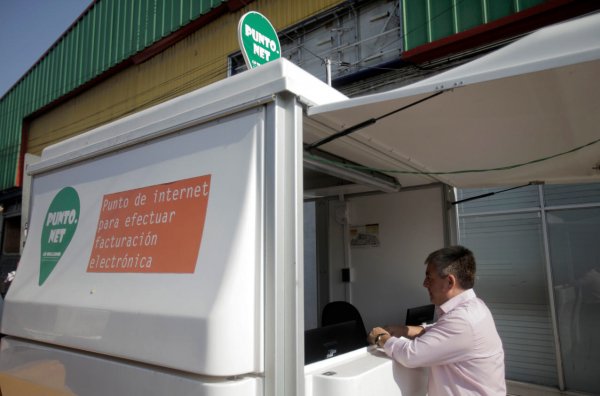 El personal técnico de los kioscos ha sido de gran ayuda.