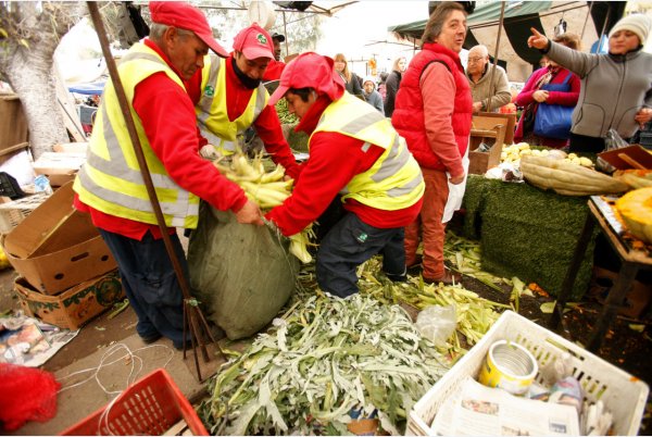 La iniciativa ecológica es buena para la feria y para los vecinos de Recoleta.