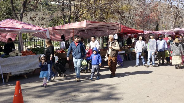 La feria funciona todos los sábados.