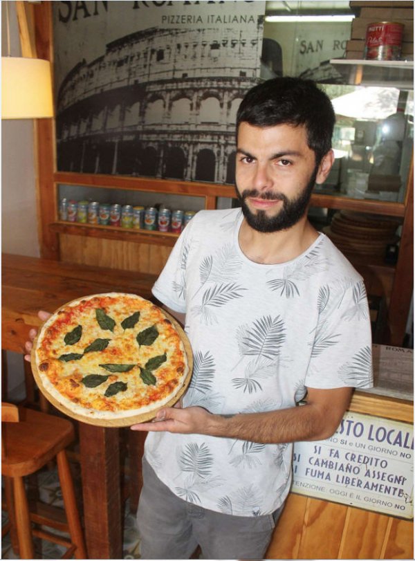 Piero Mancini es dueño de San Romano Pizzería.