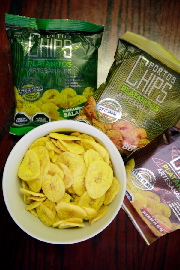 Los snacks Porto's Chip son libres de colesterol,
grasas trans y preservantes.