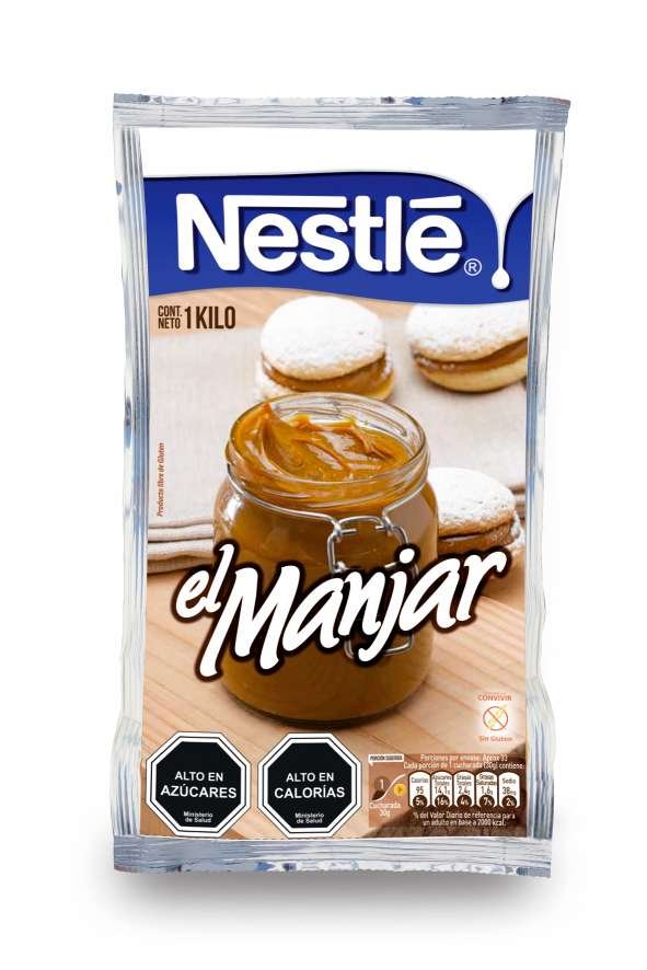 La clásica bolsa de manjar Nestlé receta casera.