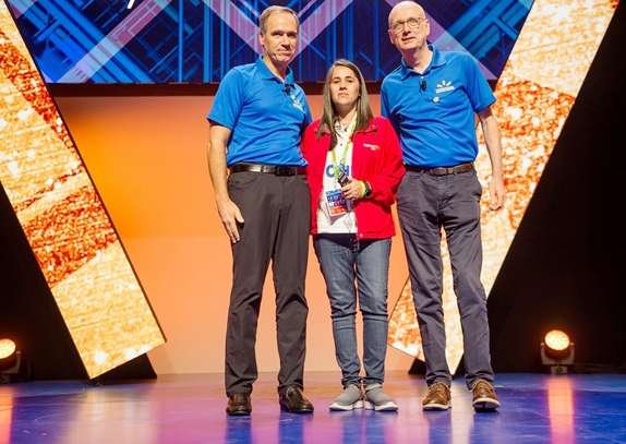 María José dice que toma el premio como un reconocimiento a la dedicación con que realiza su trabajo.