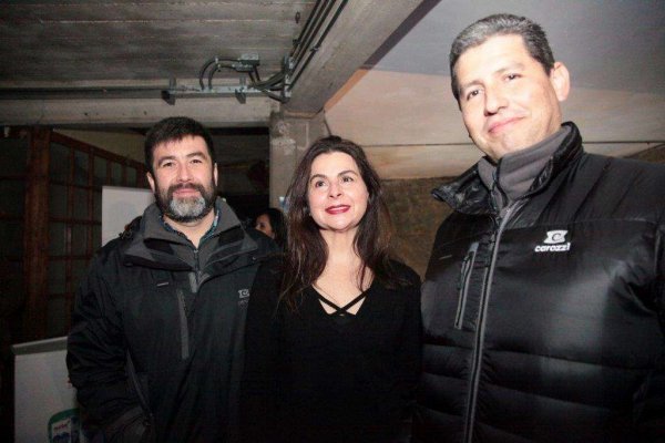 Daniel Toro, gerente de ventas; Patricia Rodríguez, y Rodrigo Dinamarca, gerente de ventas, todos de KAM.