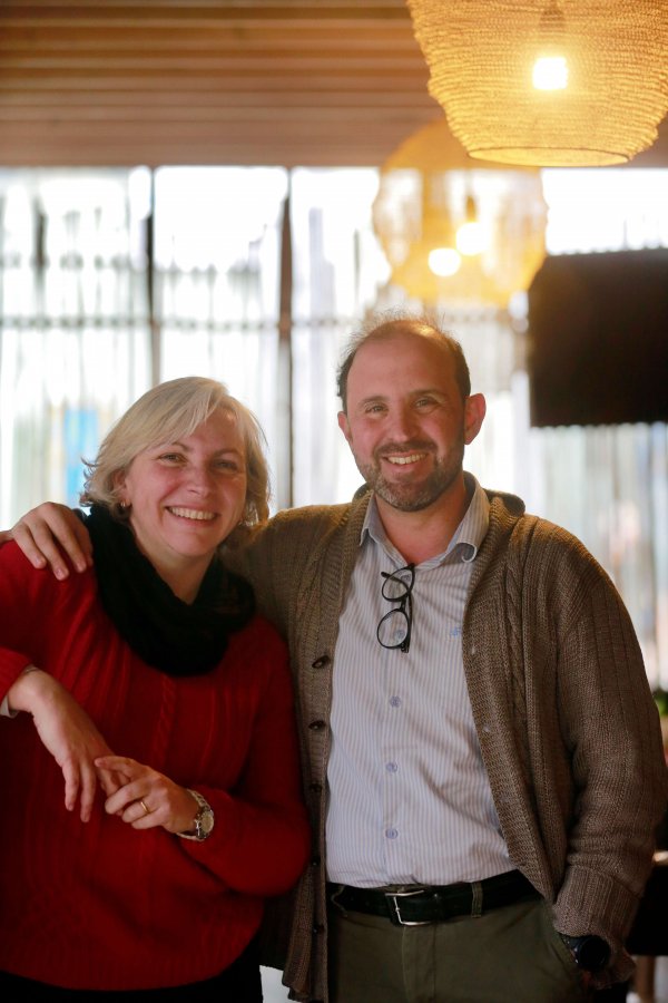 Magdalena Costa y Cristián Astorga en El Isleña.