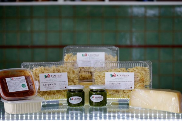 Las pastas frescas abundan en variedad y número
en Il Castello.