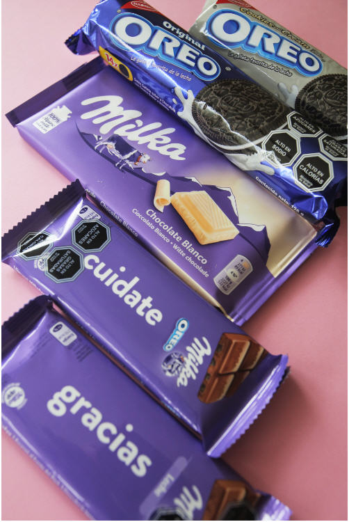 Las marcas fuertes de Mondelez.