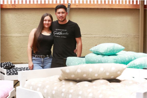 "Distribuimos en las regiones Metropolitana y de Valparaíso", dicen Daniela y Mauricio.