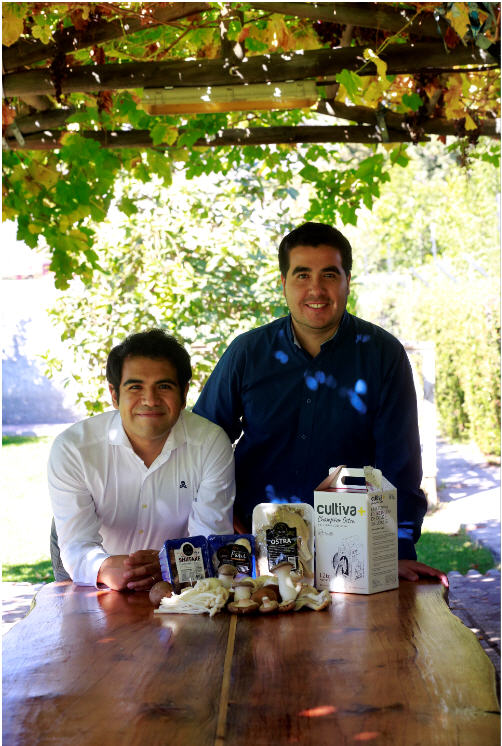 Gabriel Muñoz y Aníbal Yáñez elogian las versatilidad de los champiñones.