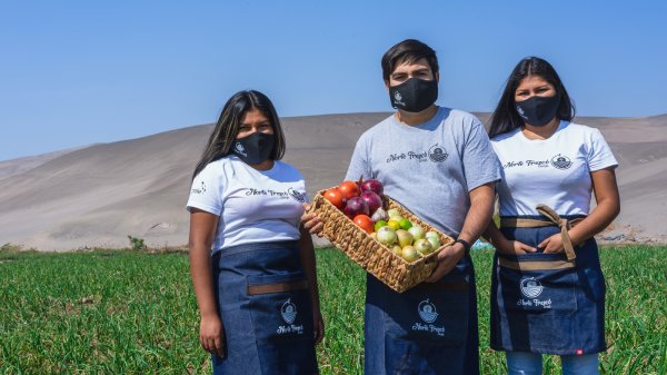 El fuerte de sus cultivos son tomate, cebolla y pimiento morrón.