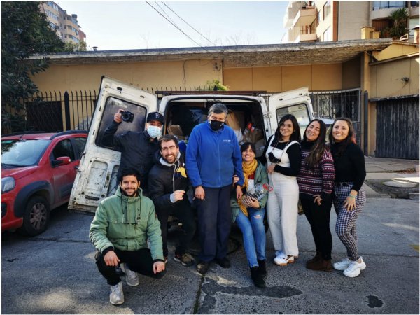 El equipo de trabajo de Reciclapp se mueve a partir de la App.