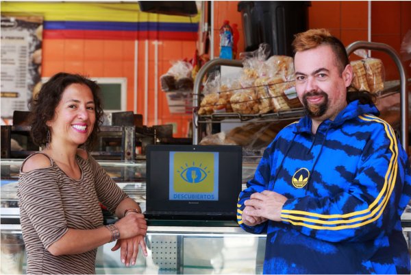 Gina de la Hoz y Camilo Kraljevich tienen una
vitrina para ampliar la oferta gastronómica.