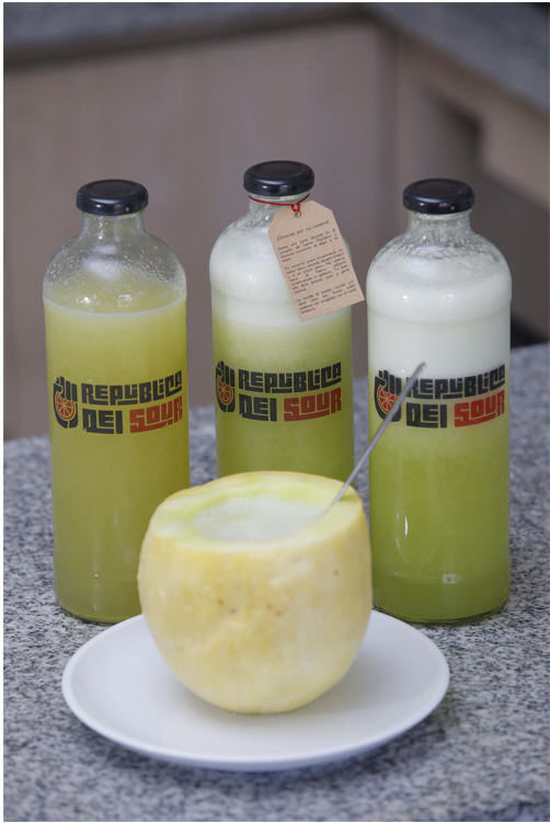 El objetivo de República del Sour es que el melón con vino se consuma durante todo el año.