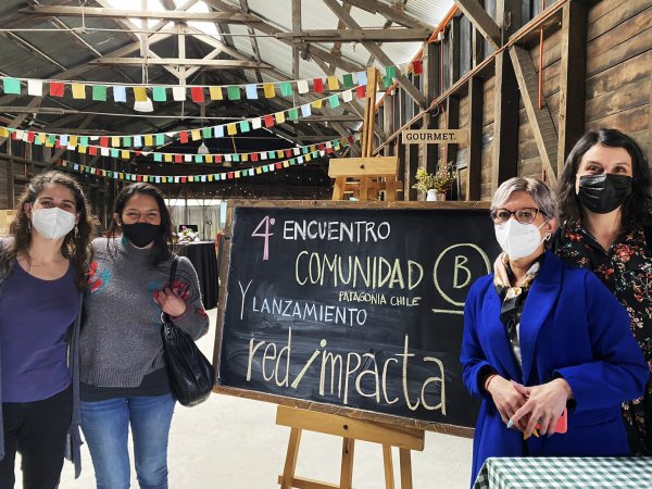 Integrantes de Red Impacta en una de las actividades que organizan.