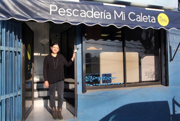 Paula Leiva en la tienda de calle Quillota, en Viña del Mar.
