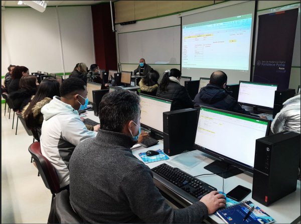 Los empresarios acceden a cursos de Excel y talleres sobre redes sociales.