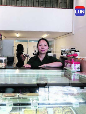 Los clientes también disfrutan conversando con nosotras, Lisa Li Lynn Café
