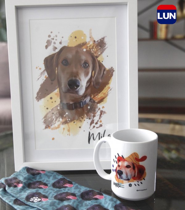 El regalón del hogar inmortalizado en distintos formatos.