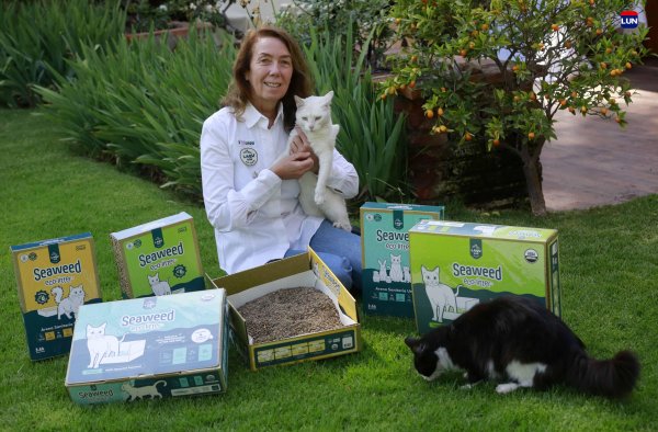 Gina Raineri explicó por qué trabajan a partir de algas marinas.