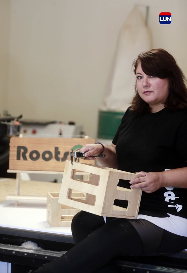 "Podemos diseñar cosas para los más variados
rubros", dice Natalia Villegas.